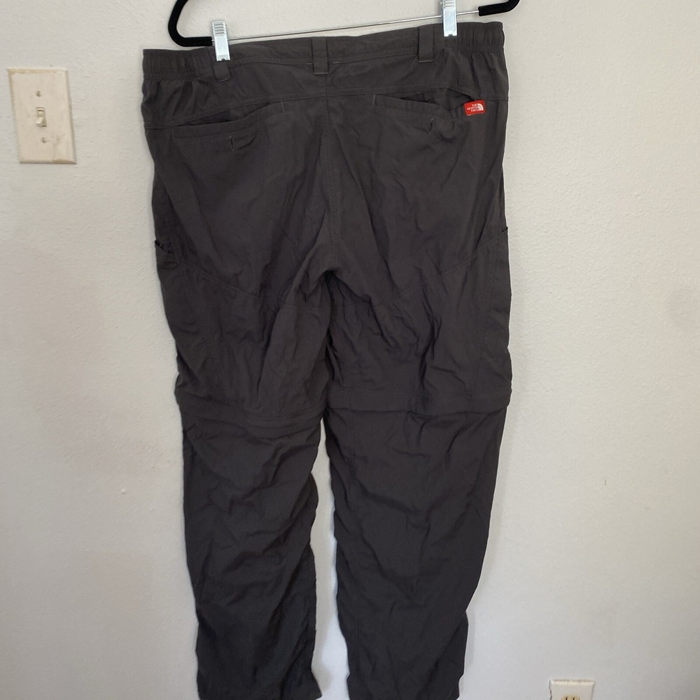 The North Face Pants Mens Extra Large TG Gray Convertible Nylon Outdoor Hiking - Picture 5 of 11